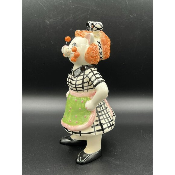 WhimsiClay by Amy Lacombe Cat Figurine Lucy RiGato #86214 ~ Repaired SEE Pix - Picture 4 of 11